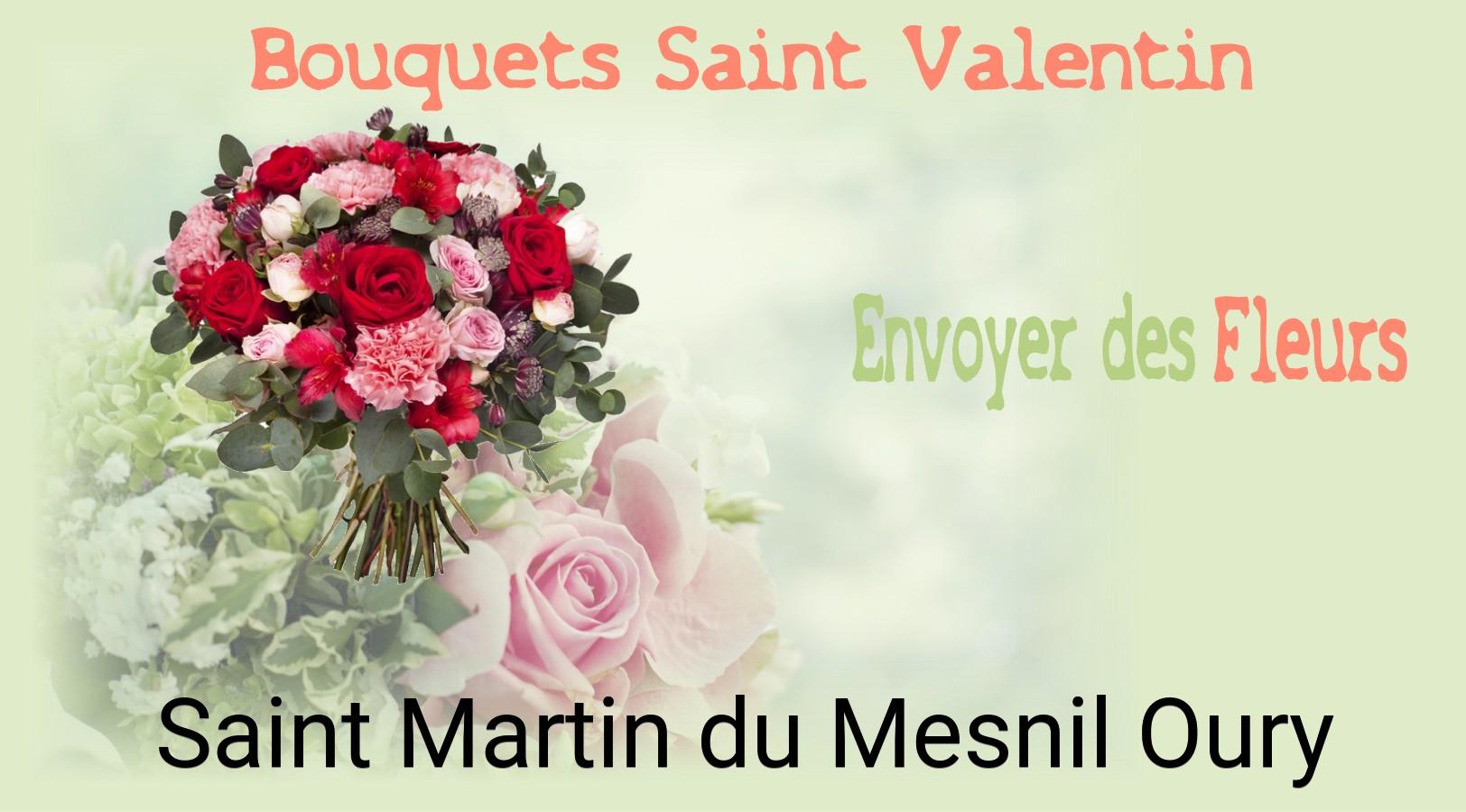 Roses de Saint-Valentin livrées à Saint-Martin-du-Mesnil-Oury
